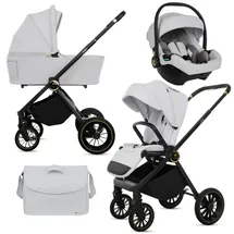 Babylux Kinderwagen Silber