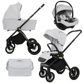 Babylux Kinderwagen Silber