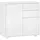 [en.casa] Sideboard Paarl 74 x 79 x 36 cm Weiß