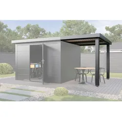 WOLFF FINNHAUS Terrasse »Finnhaus Style«, 2424 Anthrazit - grau