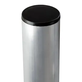 PremiumX Balkonständer 40x40cm Aluminium 1m Mast Ø 50mm Eck SAT-Halter für Satelliten-Schüssel Flachdach-Ständer