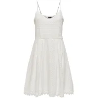 Only Kleid Spitzenkleid Weiß 38