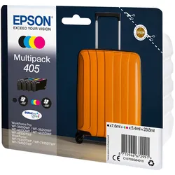 4 Epson 405 Original-Tinte Multipack