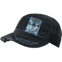 WWE ""The Fiend"" Unisex Baumwoll-Cap im millitärischen Schnitt mit leicht gebogenen Schnitt FC105892NGH Schwarz - One-Size