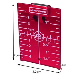 Stanley Zieltafel GT1 Rot 0,01 m