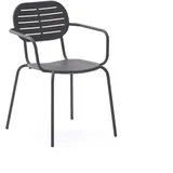 Kave Home Brai Gartenstuhl 4er Set 0 x 0 x 0 cm dunkelgrau