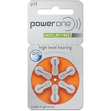 Power One Batterien Hörgeräte Power One P 13 (0% Quecksilber)