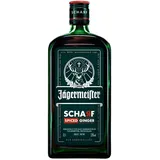 Jägermeister Scharf – 1 x 0,7l Premium Kräuterlikör 33% Vol. intensiver Ingwer-Kick – Hot Shot mit 56 erlesenen Kräuter – Im Eichenfass gelagert – Das Original aus Wolfenbüttel