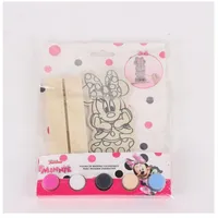 Disney Kreativset Minnie Mouse Holzfigur DIY Set zum Bemalen Disney Cutie blau