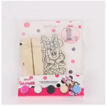 Disney Kreativset Minnie Mouse Holzfigur DIY Set zum Bemalen Disney Cutie blau
