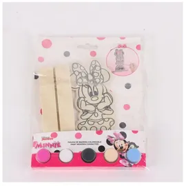 Disney Kreativset Minnie Mouse Holzfigur DIY Set zum Bemalen Disney Cutie blau
