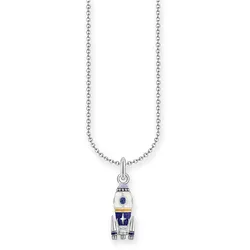 Thomas Sabo KE2225-347-7-L45V Damen-Halskette mit Raketen-Anhänger Silber