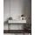 Selsey Schreibtisch Computertisch Bürotisch Mit 2 Schubladen Metallrahmen 120 x 50 x 80 cm Taupe Mit Schwarzen Beinen
