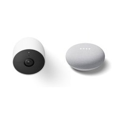 Google Nest Cam (mit Akku) + Google Nest Mini