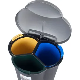 Curver Trio Abfalleimer 40 l Mehrfarbig