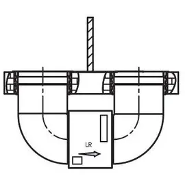 Buderus Logaplus Paket LKP700-2 oben Paket Luftkanäle für WLW196iIR 6-8 7739612625