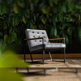 KAWOLA Sessel ARLY Polstersessel Bezug Velvet grau