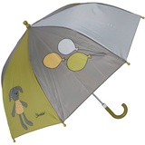 Sterntaler Baby Unisex Regenschirm Kinder Kinder Regenschirm Elefant und Hase - Reiseschirm, Miniregenschirm - dunkelgrün