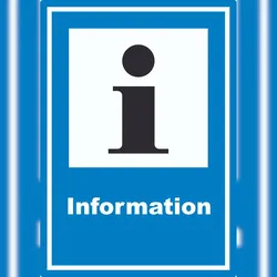 HB-Druck Information Aufkleber A8 (52x74mm)