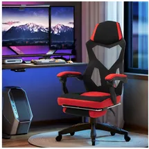 Vinsetto Gaming-Stuhl Schwarz Rot PC