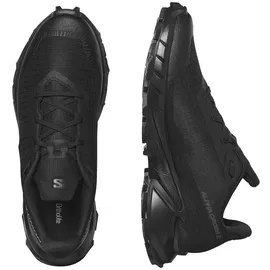 Salomon Alphacross 5 Herren Trail-Laufschuhe, Starker Grip, Anhaltender Komfort, Vielseitige Performance, Black, 45 1/3