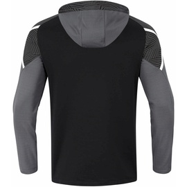 Jako Herren Kapuzensweatshirt Performance Schwarz/Anthra Light, M