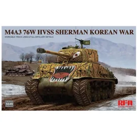 Rye Field Model RM-5049 - M4A3 76W HVSS Sherman Korean War 1:35
