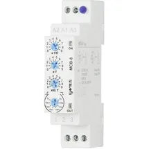ENTES 101584 MCB-8 Zeitrelais Multifunktional 24 V/DC, 24 V/AC, 230 V/AC 1 St. Zeitbereich: 0.1 s - 30 h 1 Wechsler