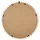 Beliani Wandspiegel MONCLOVA 60 x 60 cm Hellbraun