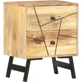 vidaXL Nachtschrank 40 x 30 x 50 cm Mango