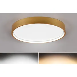Trio Doha 1 LED rund Messing matt Ø 45 cm