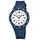 Calypso K5797/3 10 mm Kunststoffgehäuse Dunkelblau Silikonarmband Weiß onesize