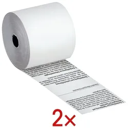 Paylogics 10er-Pack Thermo-Kassenrollen 57 mm / 25 m weiß, 5.7 cm
