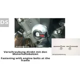 LSL Crash Pad Anbaukit für XJR 1200/1300 Silber