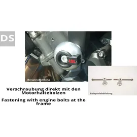 LSL Crash Pad Anbaukit für XJR 1200/1300 Silber