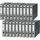 Leitz Wolkenmarmor-Ordner DIN A4 52 mm Grau 20 St.