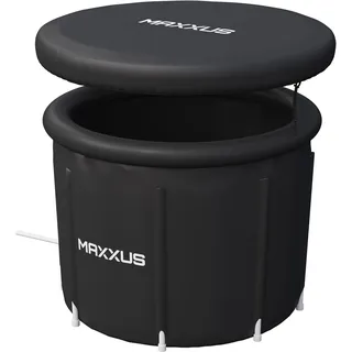 Maxxus Eisbad - XL. 450L. Ice Bath. Eisfass. Eisbaden Tonne. Eistonne für Zuhause, SCHWARZ No Size