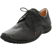 THINK! Stone chromfrei gegerbte nachhaltige Halbschuhe, schwarz 46