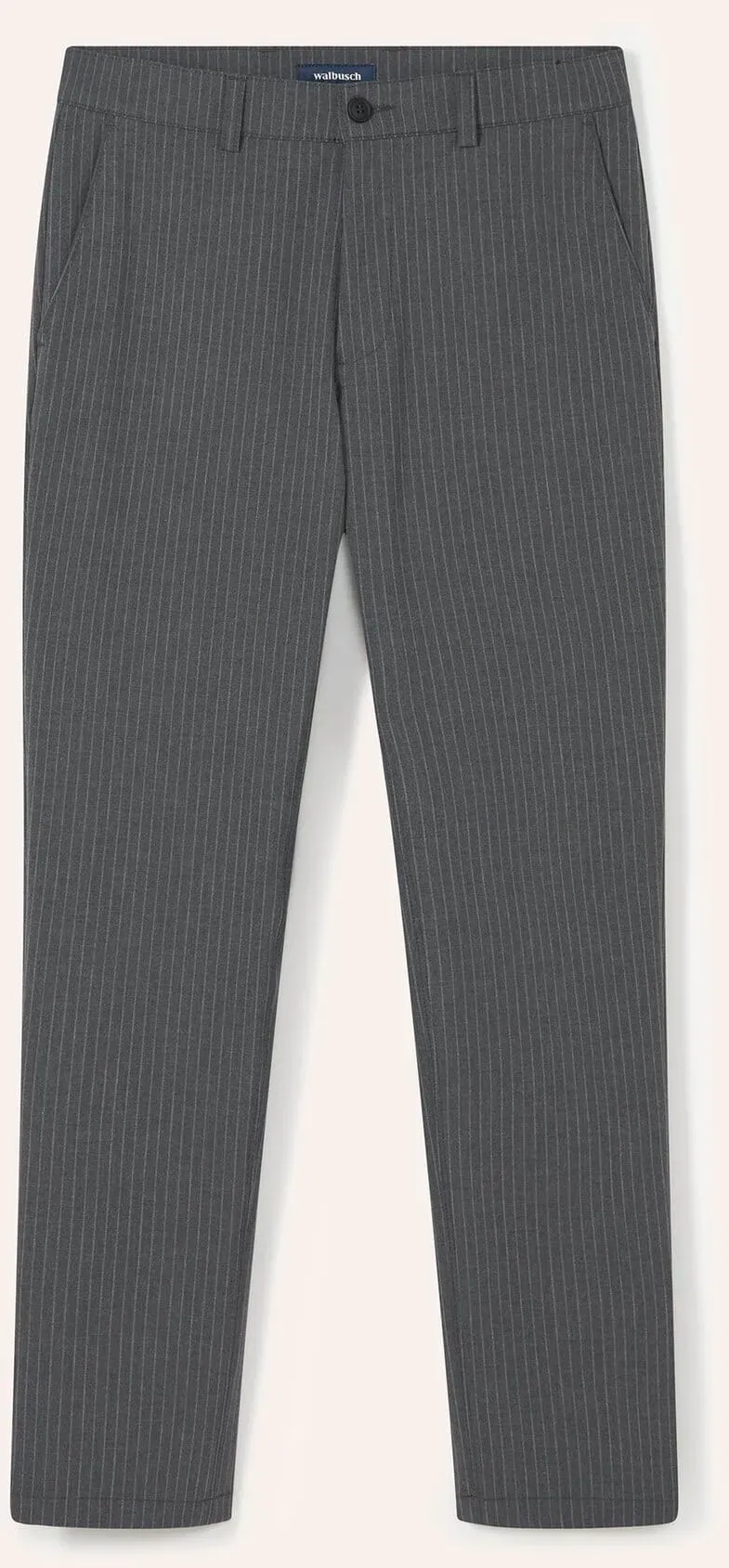 Walbusch Herren Macht-Alles-Mit Hose 2.0 Grau gestreift