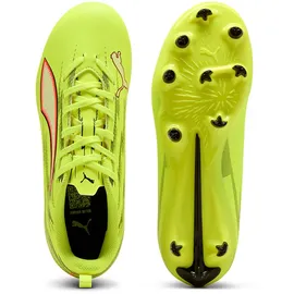 Puma Ultra 6 Play AG/FG Kinder yellow alert/puma black/glowing red 38,5