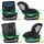 XOMAX G409 IOT Kindersitz drehbar 360°, ISOFIX I mitwachsend I 0-36 kg, 0-12 Jahre, Gruppe 0+/1/2/3, 5-Punkt-Gurt, 3-Punkt-Gurt I Bezug waschbar I ECE R129 I Black-Blue
