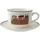 Villeroy & Boch Cappuccinotasse mit Untertasse 0,33 l Bunt