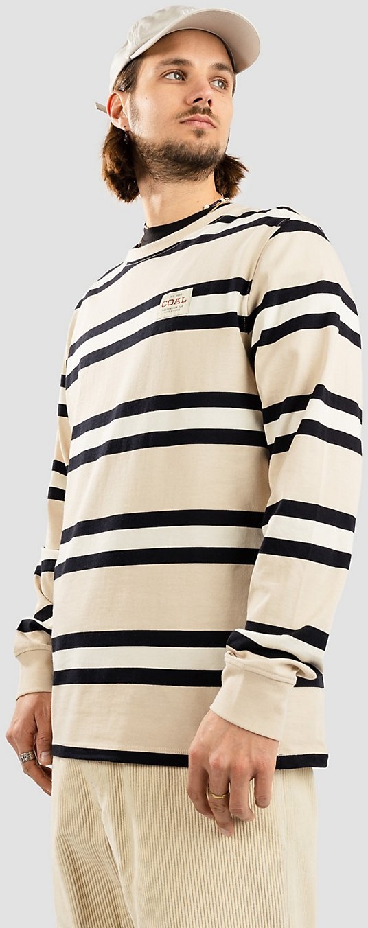 Coal Uniform Stripe Sweater stone stripe Gr. XL