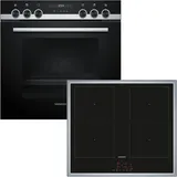 Siemens Induktions Herd-Set "EQ522DA1ZM", A+ (A+++-D), grau