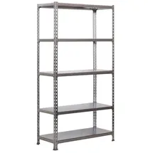 Proregal Schwerlastregal Metall 200x100x40cm Silber