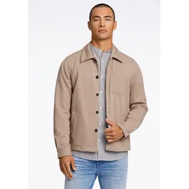 Lindbergh Hemdjacke LINDBERGH "Lindbergh Hemdjacke", Herren, Gr. M, beige (sand mix), Obermaterial: 75% Polyester, 22% Viskose, 3% Elasthan; Futter: 95% Polyester, 5% Elasthan, lässig geschnitten, Jacken