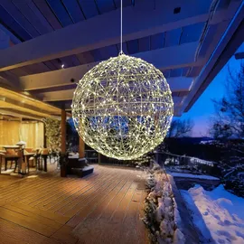 MARELIDA LED Drahtkugel Leuchtkugel 960LED für Innen Außen