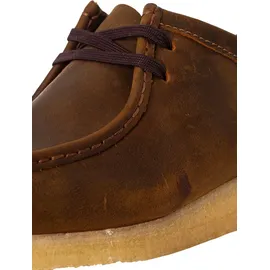 CLARKS Originals Wallabee-Lederschuhe, Braun 44 EU