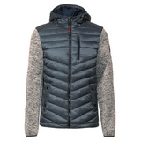 STREET ONE MEN Steppjacke mit Kapuze grau XL (54)