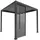 Green Spirit Pergola »Mirador« Seitenwand für 3,6m Pergola Pavillon Sichtschutz, anthrazit, für Pergola Classic & Deluxe, wetterfest - Garten, Terrasse